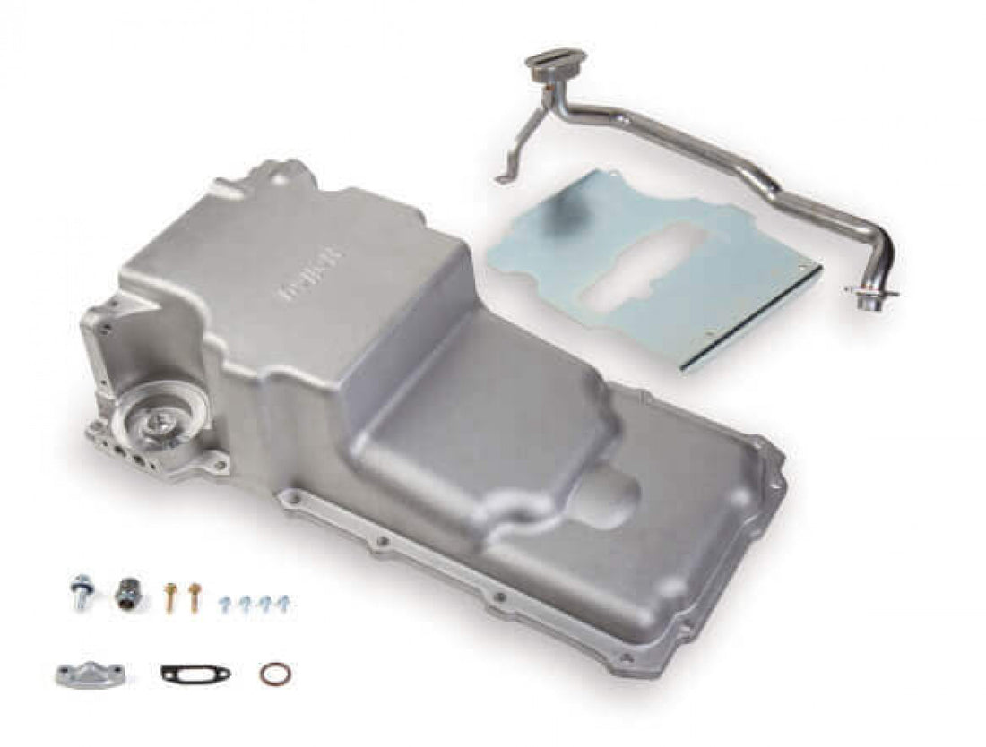 Holley GM LS Swap Oil Pan - additional front clearance