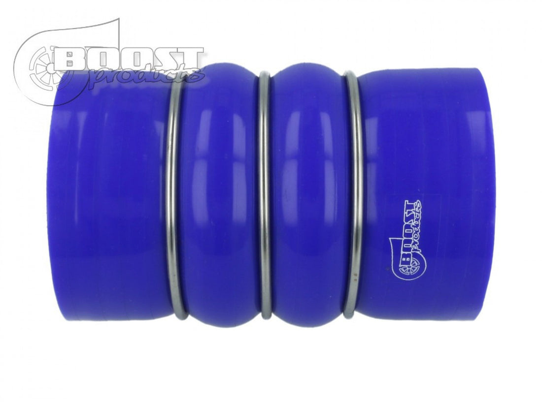 BOOST Products Silicone Coupler with Double Hump, 2-1/2" ID, Blue
