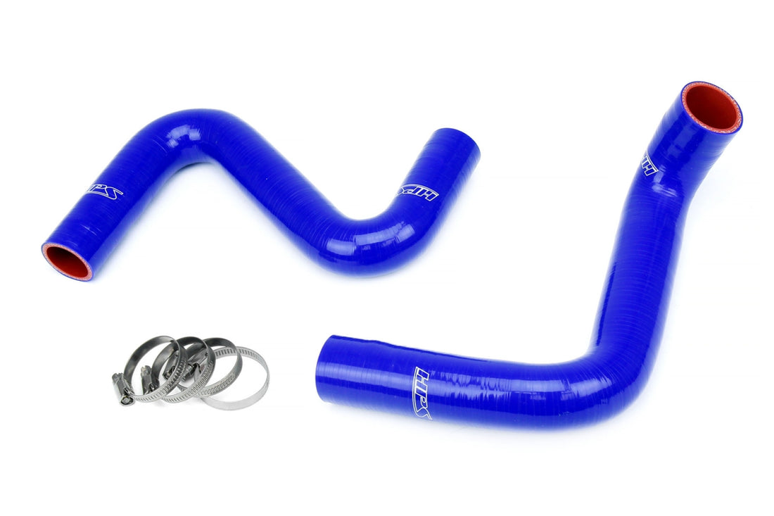 HPS Blue Silicone Coolant Hose Kit for Nissan 240SX S13 S14 S15 LS Swap (LS1 water pump, KOYO S13/S14 V8 swap radiator)