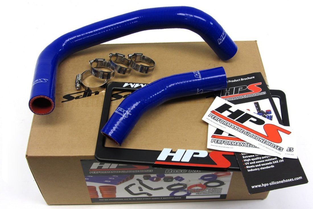 HPS Blue Reinforced Silicone Radiator Hose Kit Coolant for Toyota 85-87 Corolla AE86