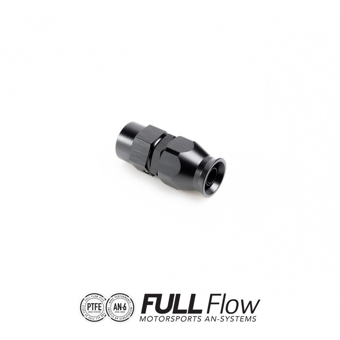 Nuke Performance Full Flow PTFE Hose End Fitting Straight AN-6