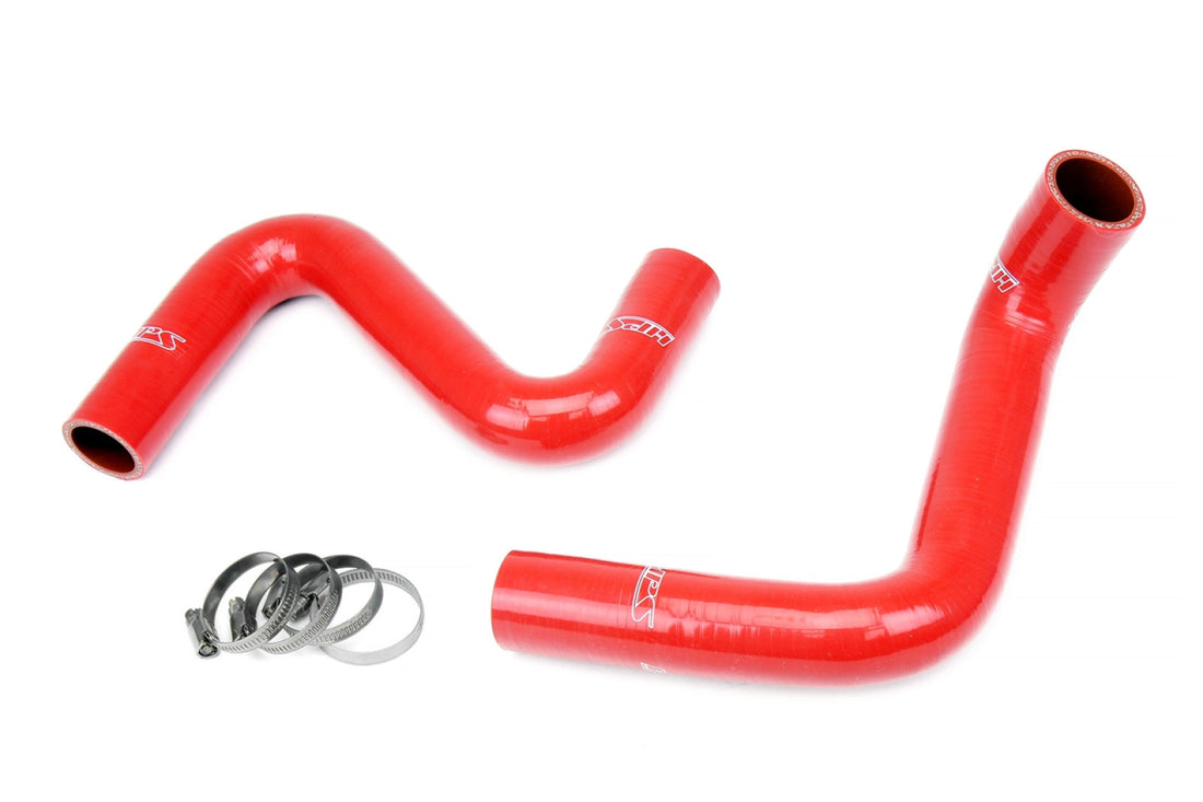HPS Red Silicone Coolant Hose Kit for Nissan 240SX S13 S14 S15 LS Swap (LS1 water pump, KOYO S13/S14 V8 swap radiator)