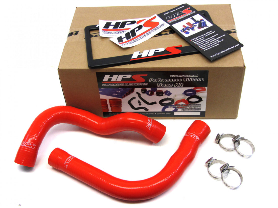 HPS Red Reinforced Silicone Radiator Hose Kit Coolant for BMW 92-99 E36 318