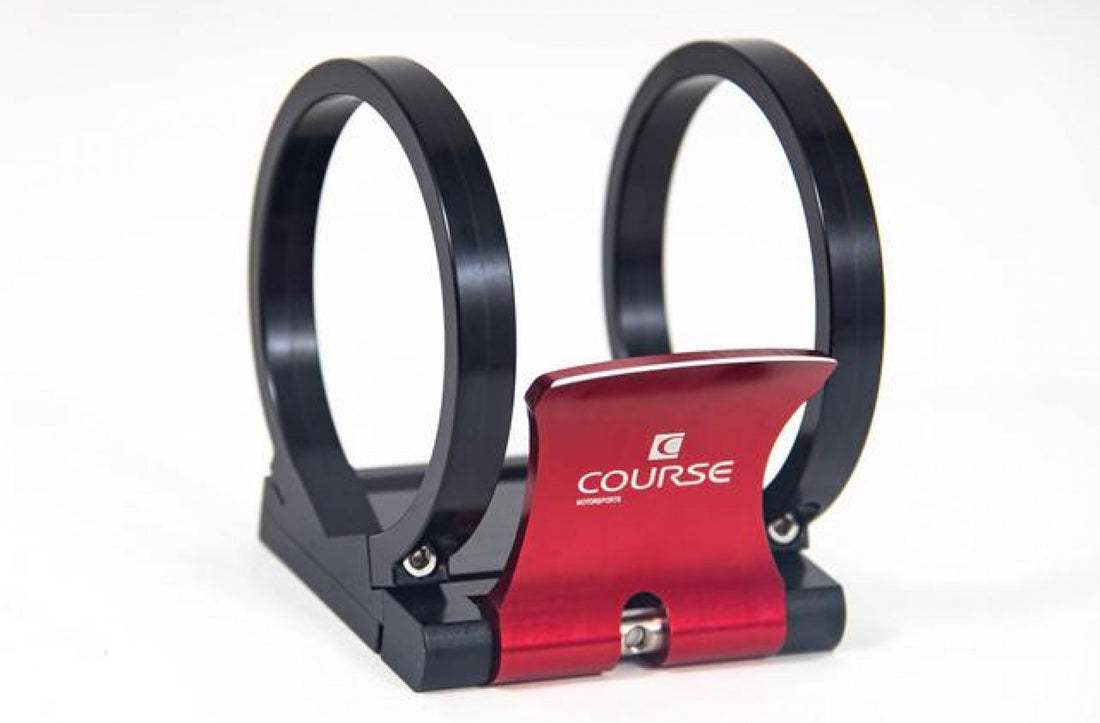 Course Motorsports Cam-Lock 3” Fire Extinguisher Quick Release For High Vibration Applications Black/ Black