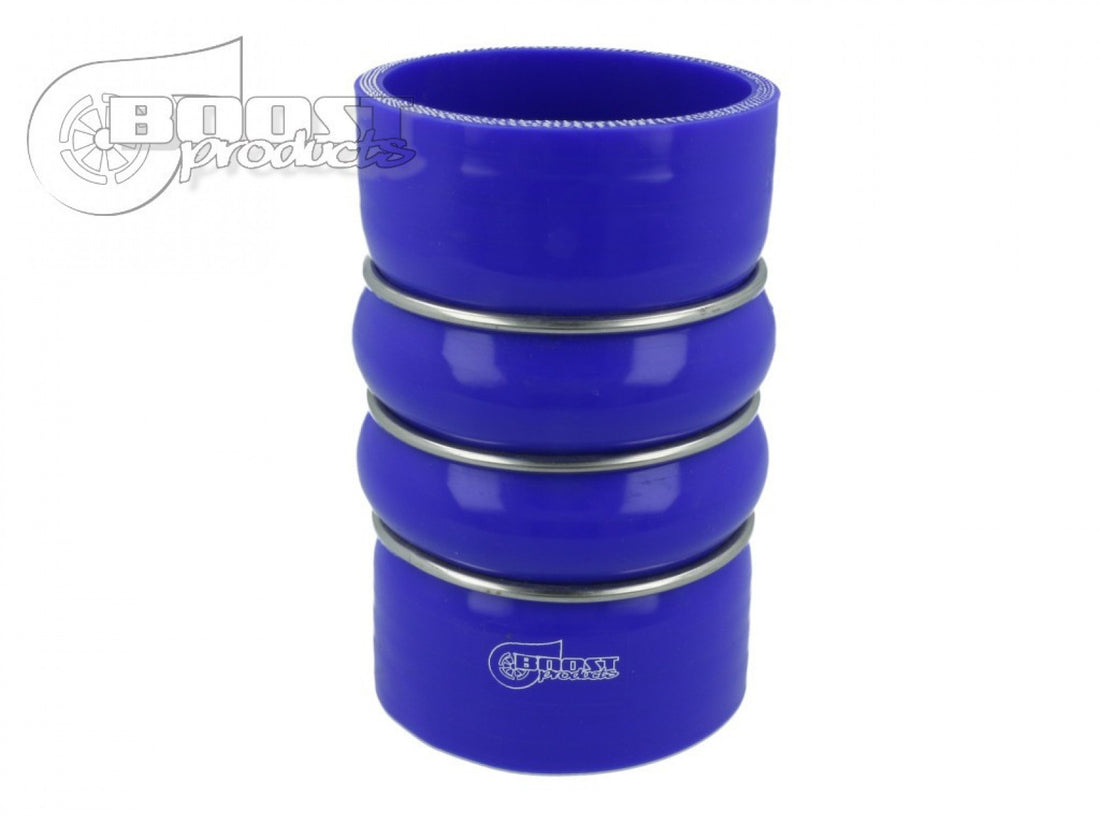BOOST Products Silicone Coupler with Double Hump, 2" ID, Blue